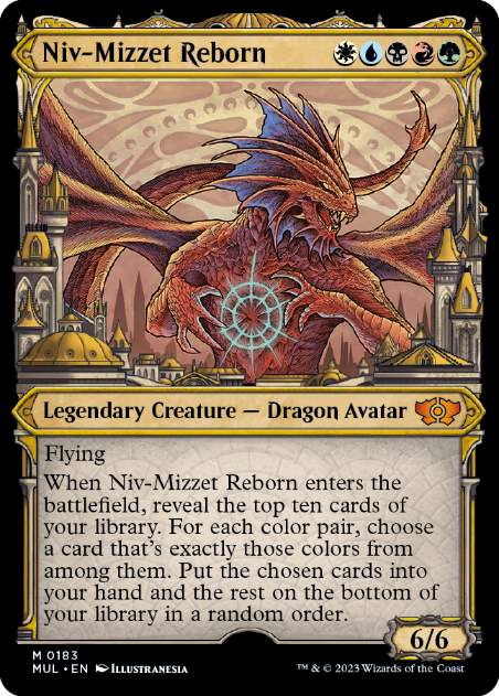 【ENG】【Foil】■ハロー■《ニヴ＝ミゼット再誕/Niv-Mizzet Reborn》[MUL]