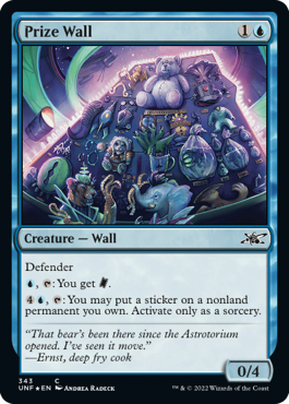 【ENG】【Foil】■ギャラクシー■《Prize Wall》[UNF]