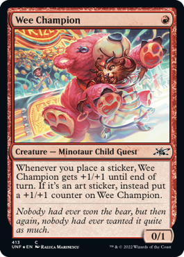 【ENG】【Foil】■ギャラクシー■《Wee Champion》[UNF]