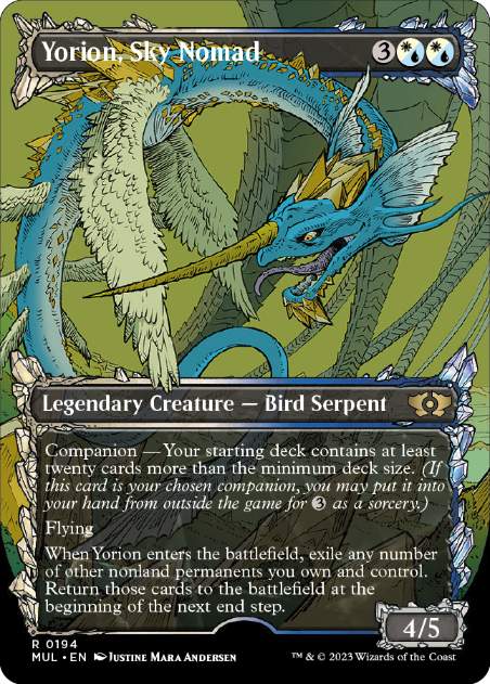 【ENG】【Foil】■ハロー■《空を放浪するもの、ヨーリオン/Yorion, Sky Nomad》[MUL]