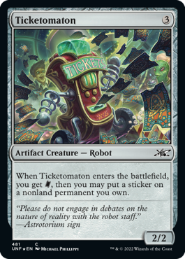 【ENG】【Foil】■ギャラクシー■《Ticketomaton》[UNF]