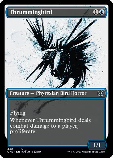 【ENG】【Foil】■S&C■《かき鳴らし鳥/Thrummingbird》[ONE]