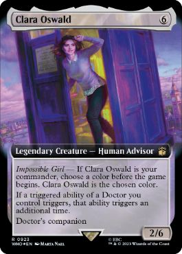 【ENG】【Foil】■拡張アートサージ■《クララ・オズワルド/Clara Oswald》[WHO]