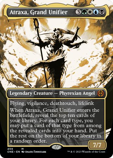 【ENG】【Foil】■S&C■《偉大なる統一者、アトラクサ/Atraxa, Grand Unifier》[ONE]