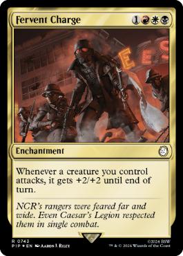 【ENG】【Foil】■サージ■《熱烈な突撃/Fervent Charge》[PIP]