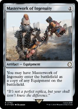 【ENG】【Foil】■サージ■《創意工夫の傑作/Masterwork of Ingenuity》[PIP]