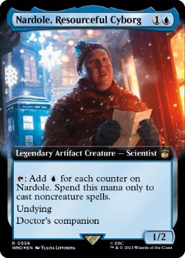 【ENG】【Foil】■拡張アートサージ■《気立ての良いサイボーグ、ナードル/Nardole, Resourceful Cyborg》[WHO]