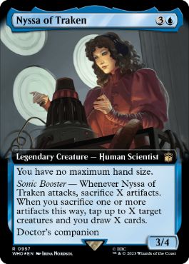 【ENG】【Foil】■拡張アートサージ■《トラケンのニッサ/Nyssa of Traken》[WHO]