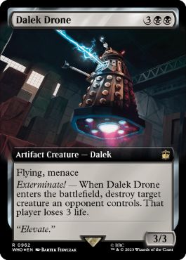 【ENG】【Foil】■拡張アートサージ■《ダーレクのドローン/Dalek Drone》[WHO]