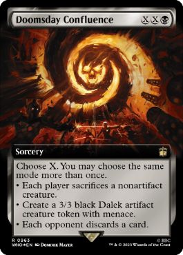 【ENG】【Foil】■拡張アートサージ■《終末の合流点/Doomsday Confluence》[WHO]