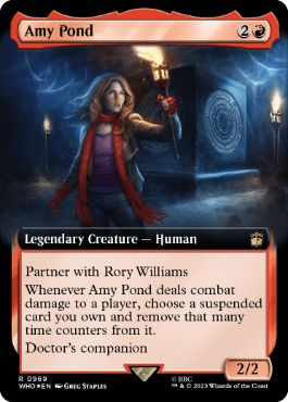 【ENG】【Foil】■拡張アートサージ■《エイミー・ポンド/Amy Pond》[WHO]
