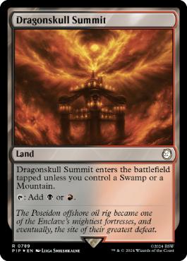 【ENG】【Foil】■サージ■《竜髑髏の山頂/Dragonskull Summit》[PIP]