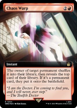 【ENG】【Foil】■拡張アートサージ■《混沌のねじれ/Chaos Warp》[WHO]