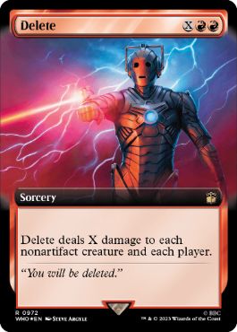 【ENG】【Foil】■拡張アートサージ■《消却/Delete》[WHO]