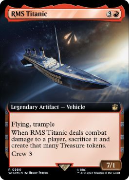 【ENG】【Foil】■拡張アートサージ■《タイタニック号/RMS Titanic》[WHO]