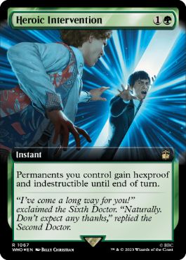 【ENG】【Foil】■拡張アートサージ■《英雄的介入/Heroic Intervention》[WHO]