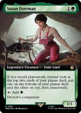 【ENG】【Foil】■拡張アートサージ■《スーザン・フォアマン/Susan Foreman》[WHO]