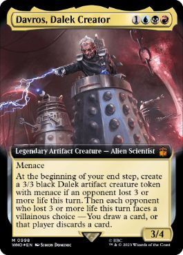 【ENG】【Foil】■拡張アートサージ■《ダーレクの創造主、ダヴロス/Davros, Dalek Creator》[WHO]