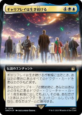 【JPN】【Foil】■拡張アートサージ■《ギャリフレイは生き続ける/Gallifrey Stands》[WHO]