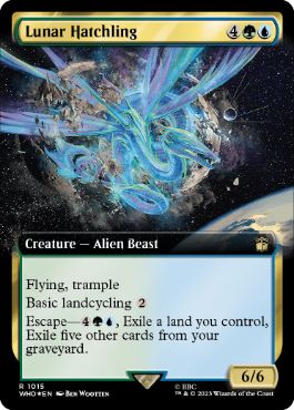 【ENG】【Foil】■拡張アートサージ■《月の雛/Lunar Hatchling》[WHO]