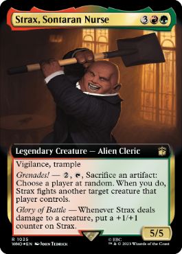 【ENG】【Foil】■拡張アートサージ■《ソンターランの看護師、ストラックス/Strax, Sontaran Nurse》[WHO]
