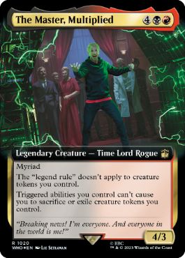 【ENG】【Foil】■拡張アートサージ■《増殖されし者、マスター/The Master, Multiplied》[WHO]