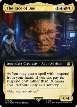 【ENG】【Foil】■拡張アートサージ■《フェイス・オブ・ボー/The Face of Boe》[WHO]