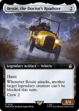 【ENG】【Foil】■拡張アートサージ■《ドクターのロードスター、ベッシー/Bessie, the Doctor's Roadster》[WHO]