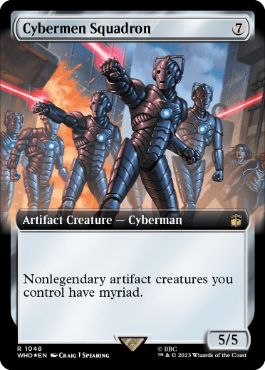 【ENG】【Foil】■拡張アートサージ■《サイバーマン軍団/Cybermen Squadron》[WHO]