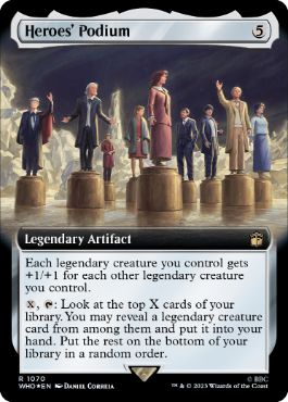 【ENG】【Foil】■拡張アートサージ■《英雄の演壇/Heroes' Podium》[WHO]