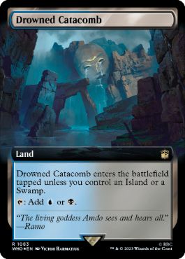 【ENG】【Foil】■拡張アートサージ■《水没した地下墓地/Drowned Catacomb》[WHO]