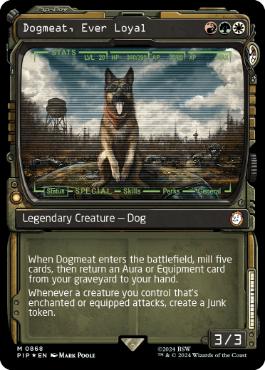 【ENG】【Foil】■ショーケースサージ■《忠実な友、ドッグミート/Dogmeat, Ever Loyal》[PIP]