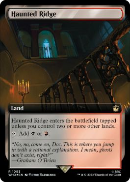 【ENG】【Foil】■拡張アートサージ■《憑依された峰/Haunted Ridge》[WHO]