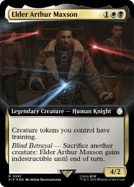 【ENG】【Foil】■拡張アートサージ■《エルダー、アーサー・マクソン/Elder Arthur Maxson》[PIP]