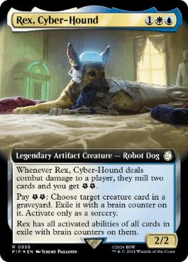 【ENG】【Foil】■拡張アートサージ■《サイボーグ犬、レックス/Rex, Cyber-Hound》[PIP]