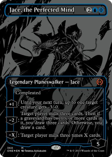 【ENG】【Foil】■オイルスリック■《完成化した精神、ジェイス/Jace, the Perfected Mind》[ONE]