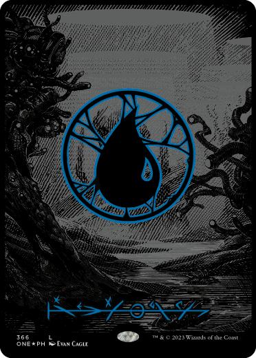 【ENG】【Foil】■オイルスリック■《島/Island》[ONE]