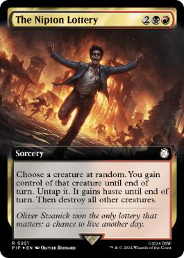 【ENG】【Foil】■拡張アートサージ■《ニプトンの宝くじ/The Nipton Lottery》[PIP]