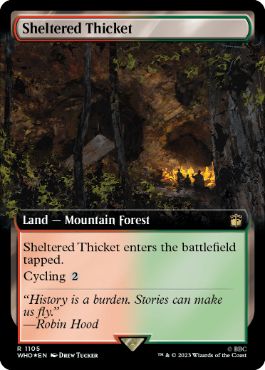 【ENG】【Foil】■拡張アートサージ■《隠れた茂み/Sheltered Thicket》[WHO]