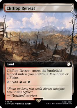 【ENG】【Foil】■拡張アートサージ■《断崖の避難所/Clifftop Retreat》[PIP]