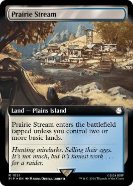 【ENG】【Foil】■拡張アートサージ■《大草原の川/Prairie Stream》[PIP]