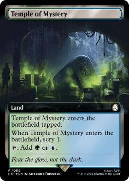 【ENG】【Foil】■拡張アートサージ■《神秘の神殿/Temple of Mystery》[PIP]