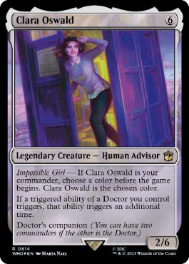 【ENG】【Foil】■サージ■《クララ・オズワルド/Clara Oswald》[WHO]