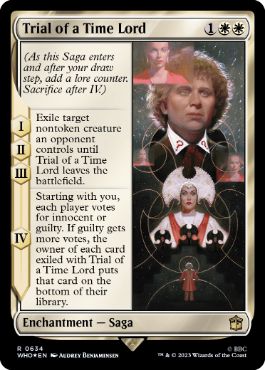 【ENG】【Foil】■サージ■《タイムロードの審判/Trial of a Time Lord》[WHO]