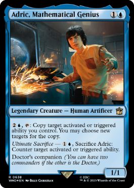 【ENG】【Foil】■サージ■《数学の天才、アドリック/Adric, Mathematical Genius》[WHO]