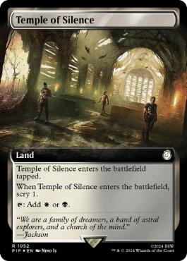 【ENG】【Foil】■拡張アートサージ■《静寂の神殿/Temple of Silence》[PIP]