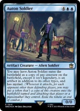 【ENG】【Foil】■サージ■《オートンの兵士/Auton Soldier》[WHO]