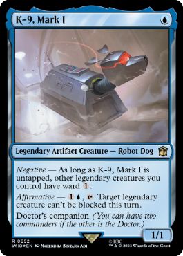 【ENG】【Foil】■サージ■《K-9 マークI型/K-, Mark I》[WHO]
