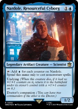 【ENG】【Foil】■サージ■《気立ての良いサイボーグ、ナードル/Nardole, Resourceful Cyborg》[WHO]