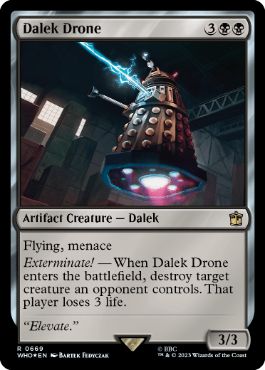 【ENG】【Foil】■サージ■《ダーレクのドローン/Dalek Drone》[WHO]